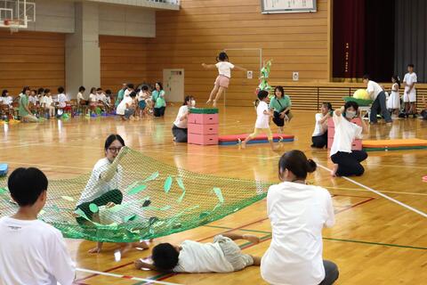 実習で見てきた園児の成長を感じています