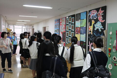美術室の見学